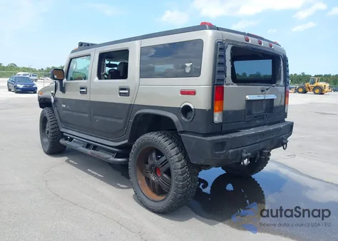 2003 Hummer H2 из США, поврежденный, VIN 5GRGN23U33H132071